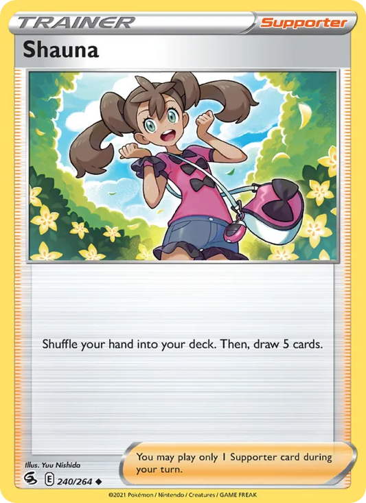 Shauna Reverse Holo 240/264 Fusion Strike Pokémon Card