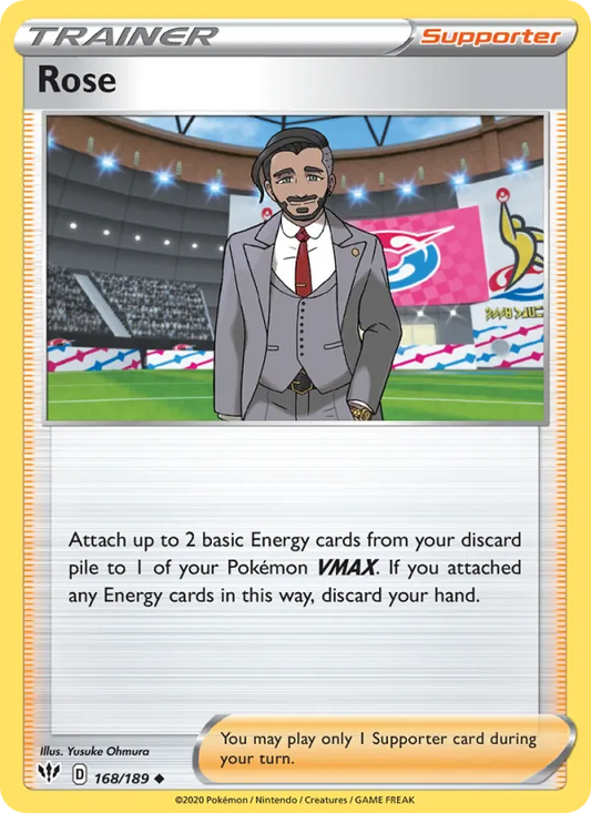 Rose Normal 168/189 Darkness Ablaze Pokémon Card