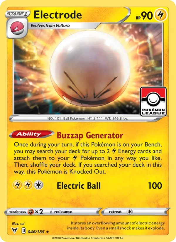 Electrode Reverse Holo 046/185 Vivid Voltage Pokémon Card