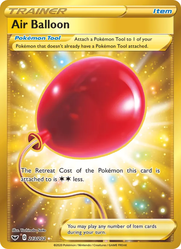 Air Balloon Holo 213/202 Sword & Shield Pokémon Card