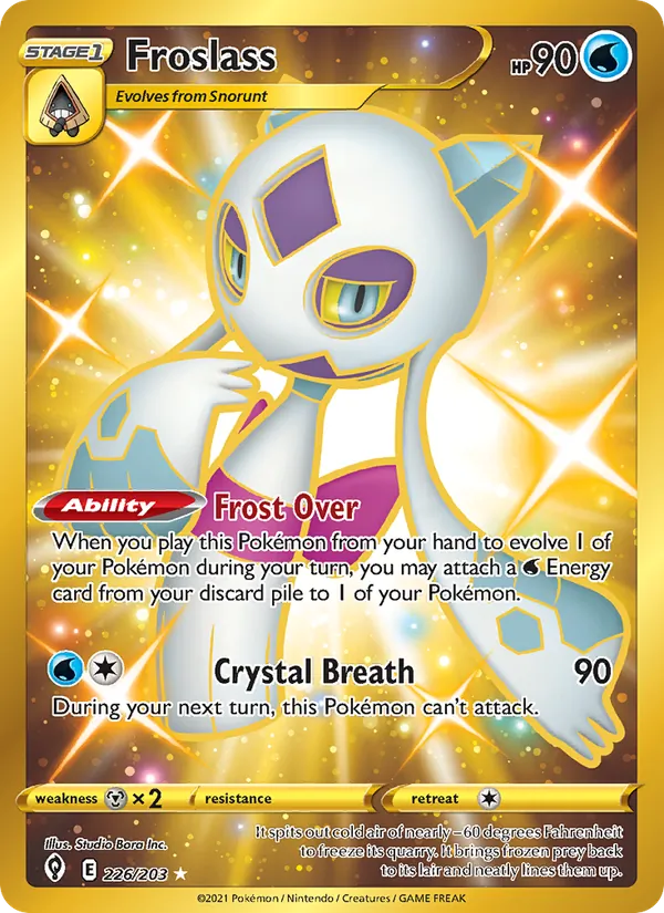 Froslass Holo 226/203 Evolving Skies Pokémon Card