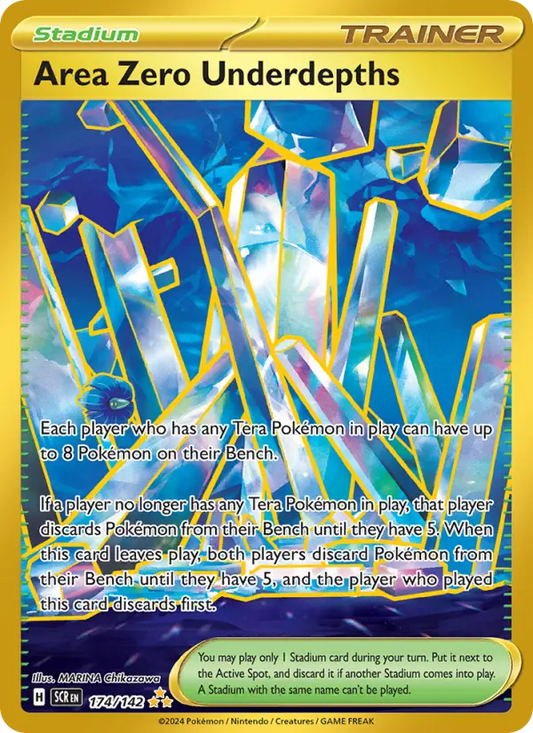 Area Zero Underdepths Holo 174/142 Stellar Crown Pokémon Card