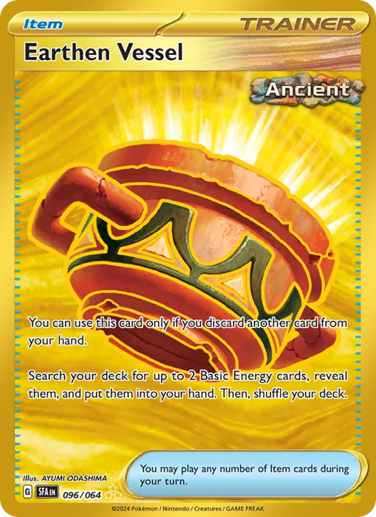 Earthen Vessel Holo 096/64 Shrouded Fable Pokémon Card