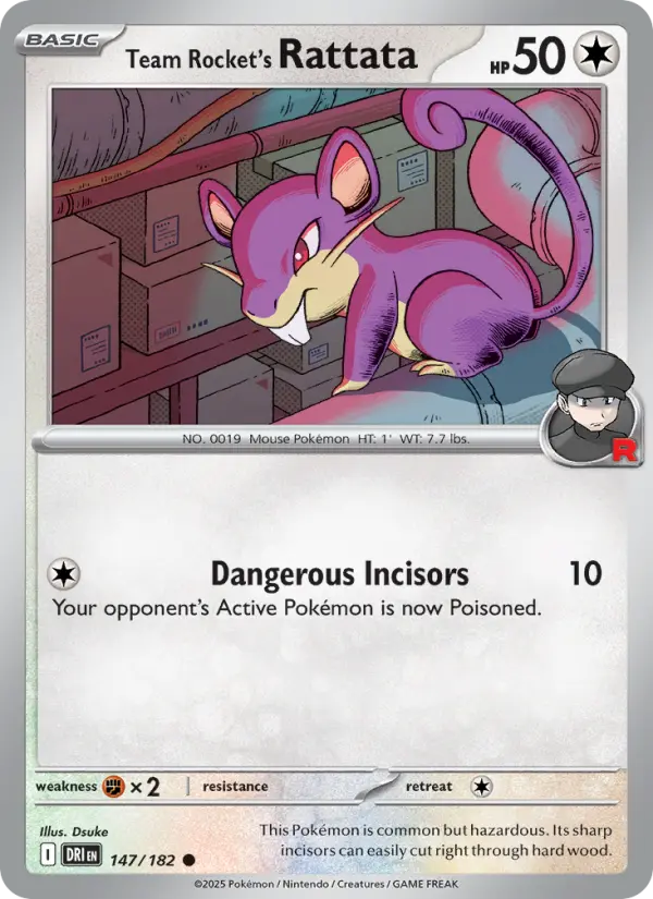 Team Rocket's Rattata (DRI) 147