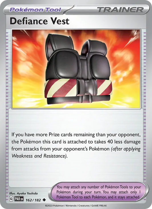 Defiance Vest Normal 162/182 Paradox Rift Pokémon Card