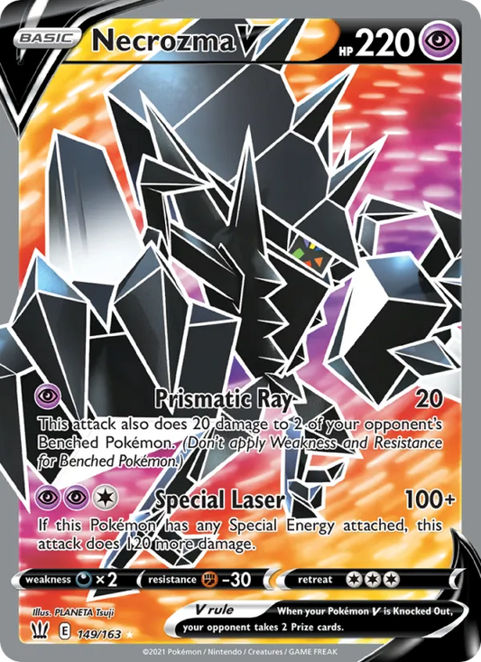 Necrozma V Holo 149/163 Battle Styles Pokémon Card