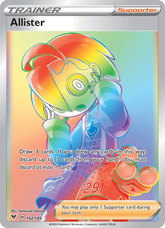Allister Holo 192/185 Vivid Voltage Pokémon Card