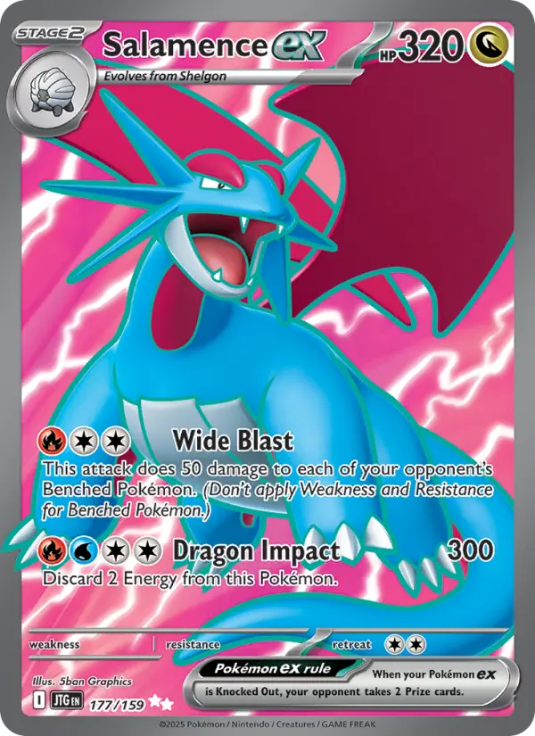 Salamence ex (JTG) 177