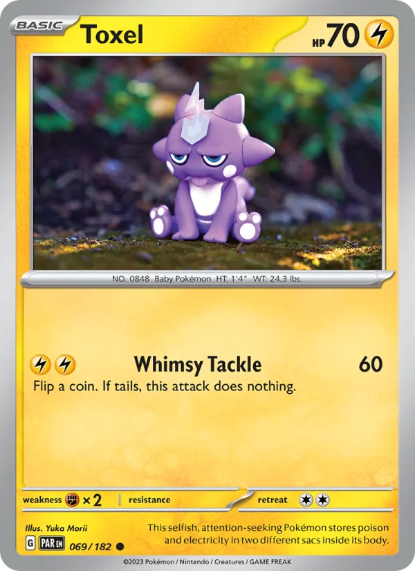 Toxel Normal 069/182 Paradox Rift Pokémon Card