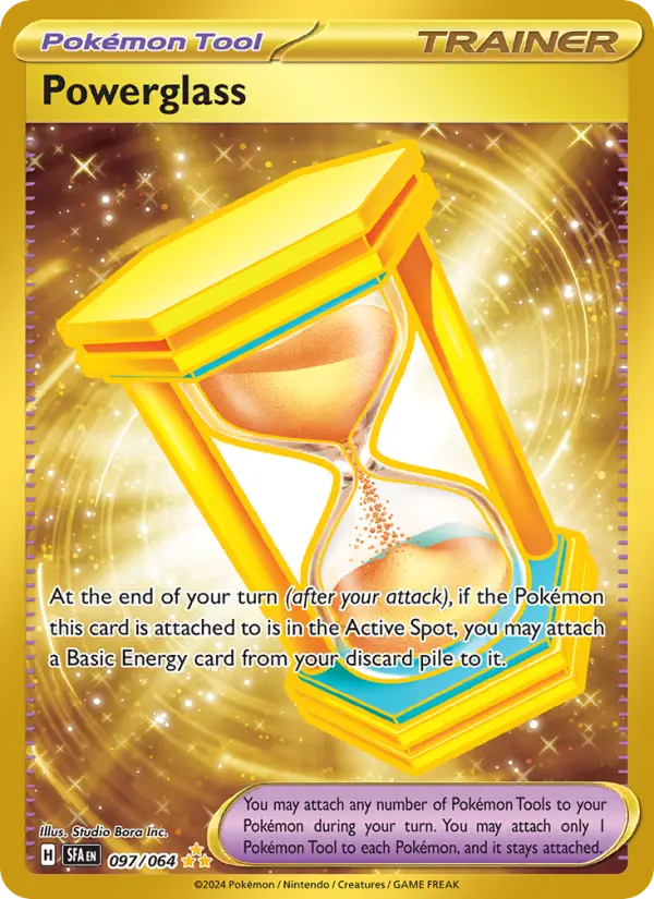 Powerglass Holo 097/64 Shrouded Fable Pokémon Card