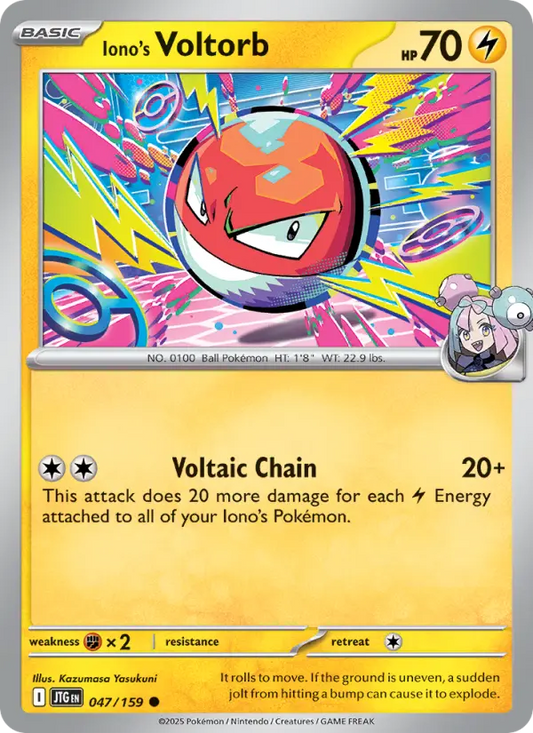 Iono's Voltorb (JTG) 047