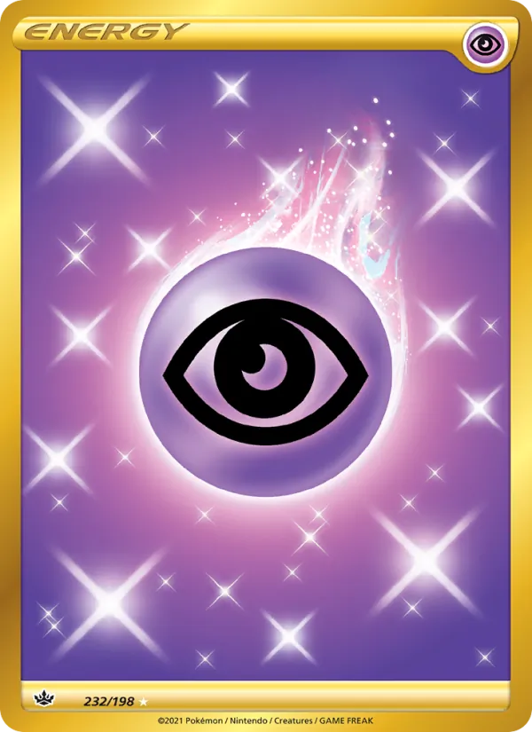 Psychic Energy Holo 232/198 Chilling Reign Pokémon Card