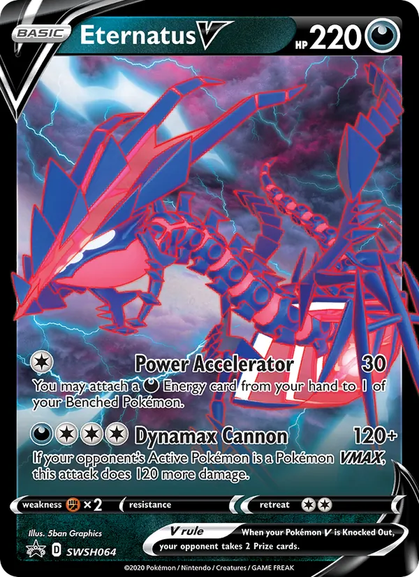 Eternatus V Holo WH064/307 SWSH Black Star Promos Pokémon Card