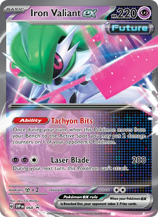 Iron Valiant ex Holo 068/225 SVP Black Star Promos Pokémon Card