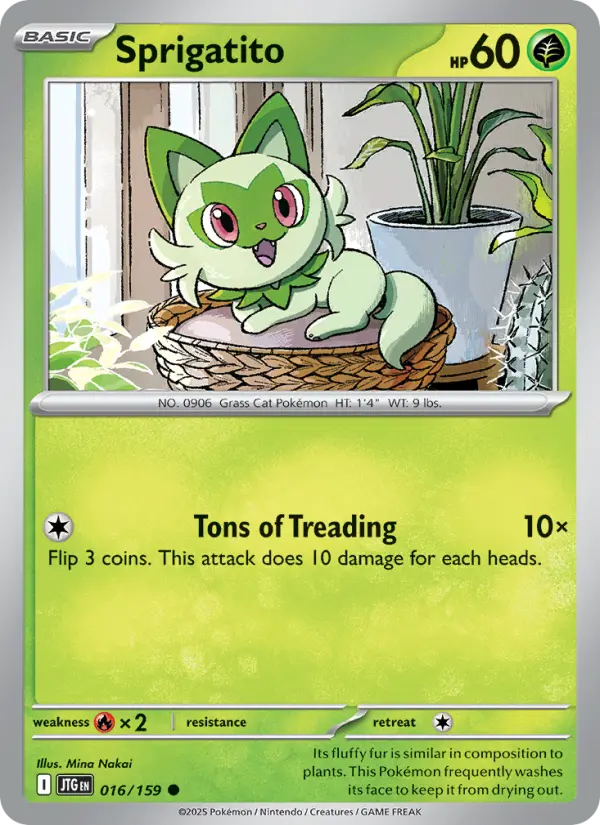 Sprigatito (JTG) 016