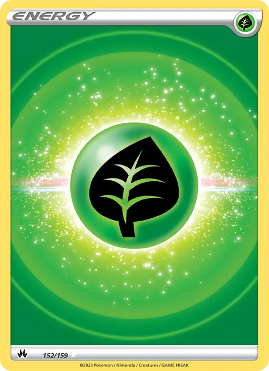 Grass Energy Holo 152/159 Crown Zenith Pokémon Card