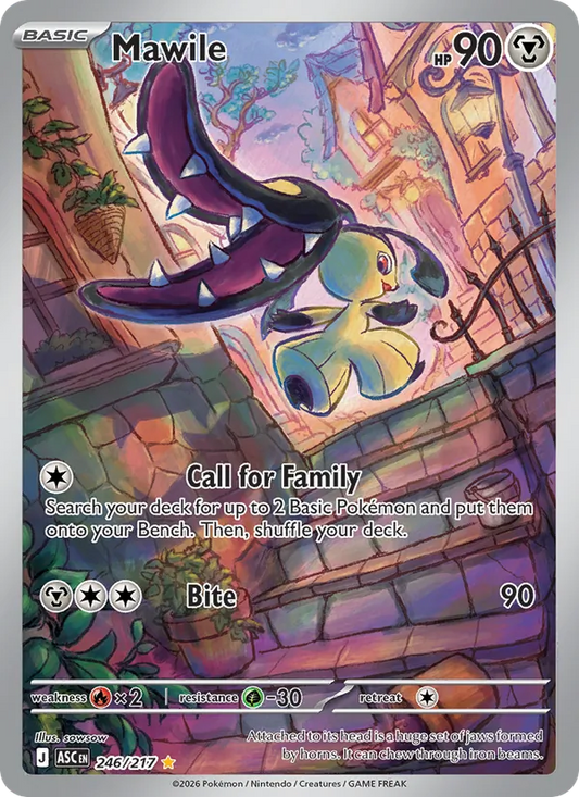 Mawile Holo 246/217 Ascended Heroes Pokémon Card