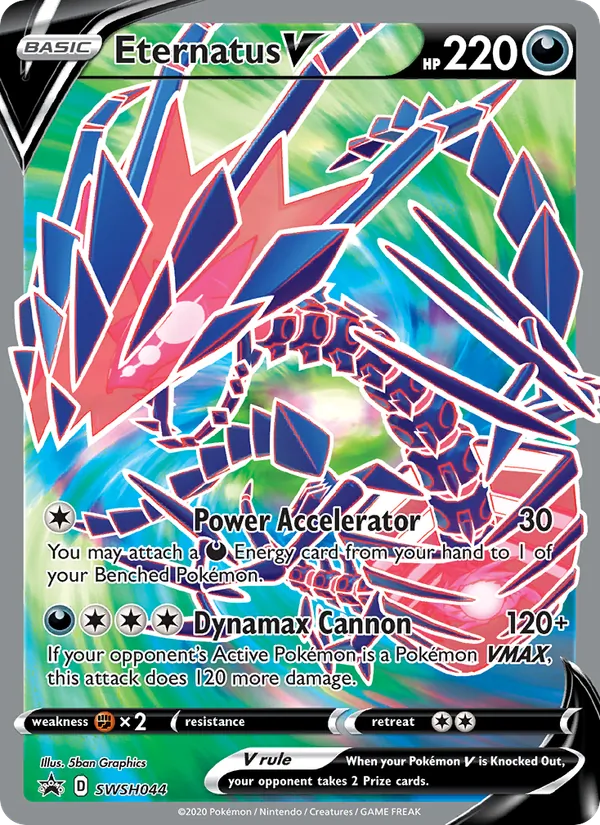 Eternatus V Holo WH044/307 SWSH Black Star Promos Pokémon Card