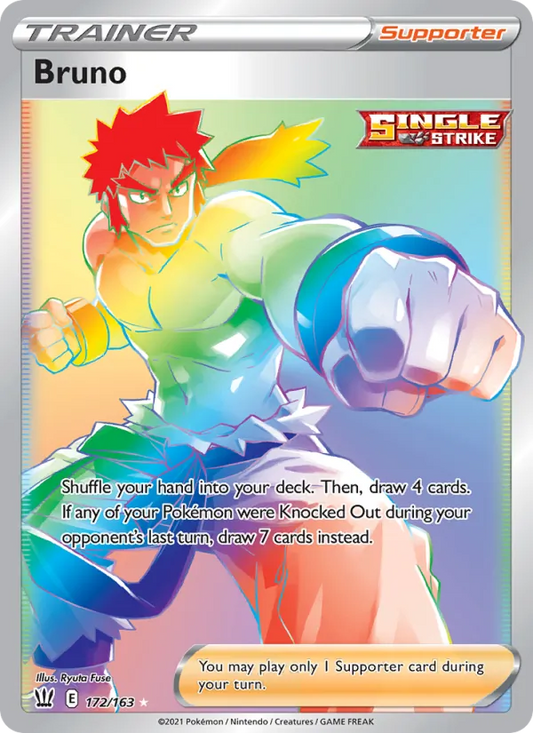 Bruno Holo 172/163 Battle Styles Pokémon Card