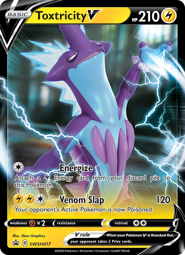 Toxtricity V Holo WH017/307 SWSH Black Star Promos Pokémon Card