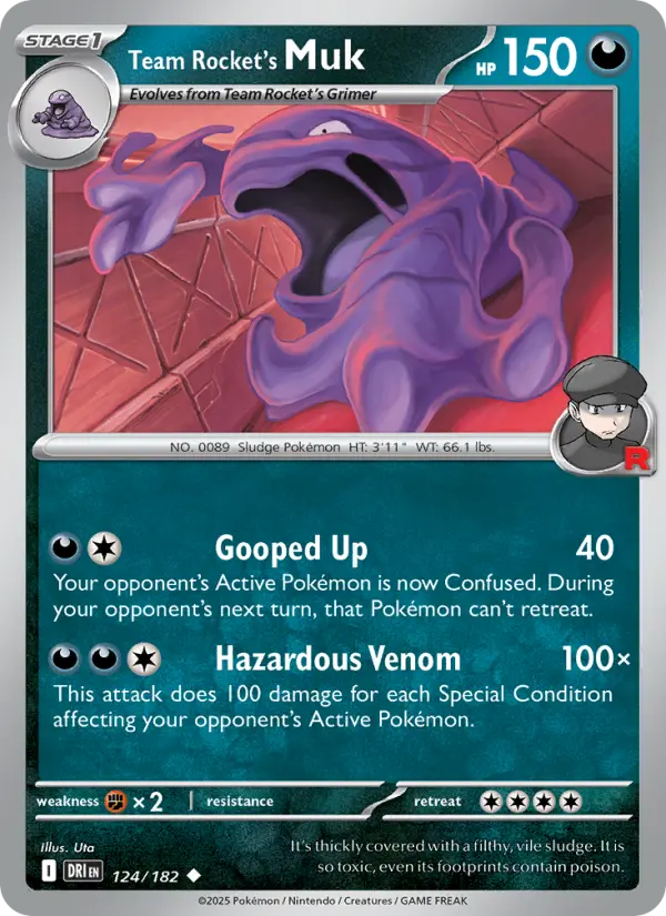 Team Rocket's Muk (DRI) 124