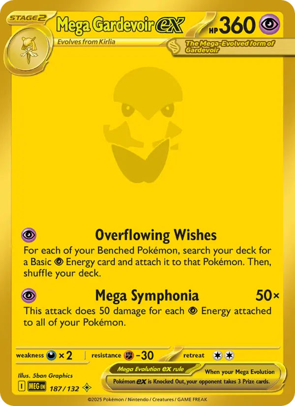 Mega Gardevoir ex (MEG) 187