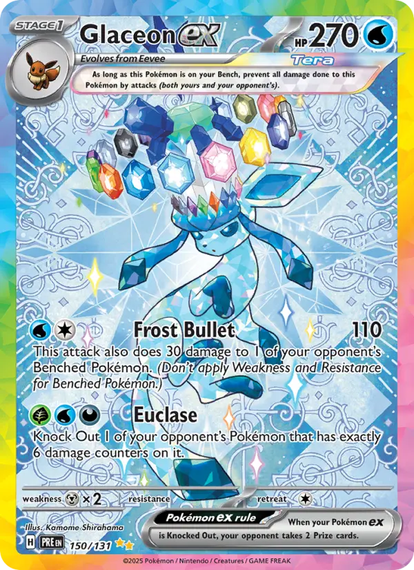 Glaceon ex (PRE) 150