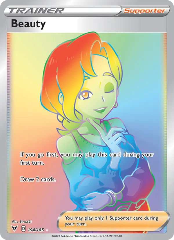 Beauty Holo 194/185 Vivid Voltage Pokémon Card