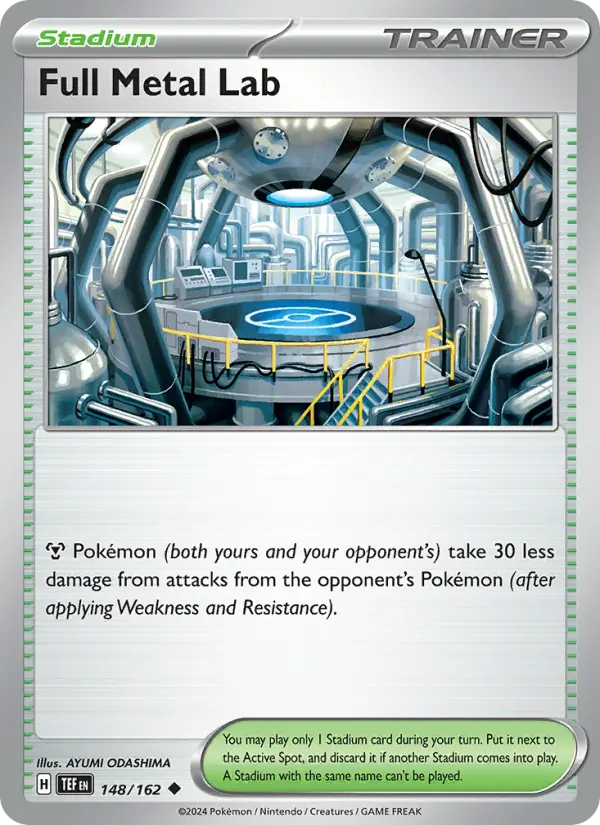 Full Metal Lab Reverse Holo 148/162 Temporal Forces Pokémon Card