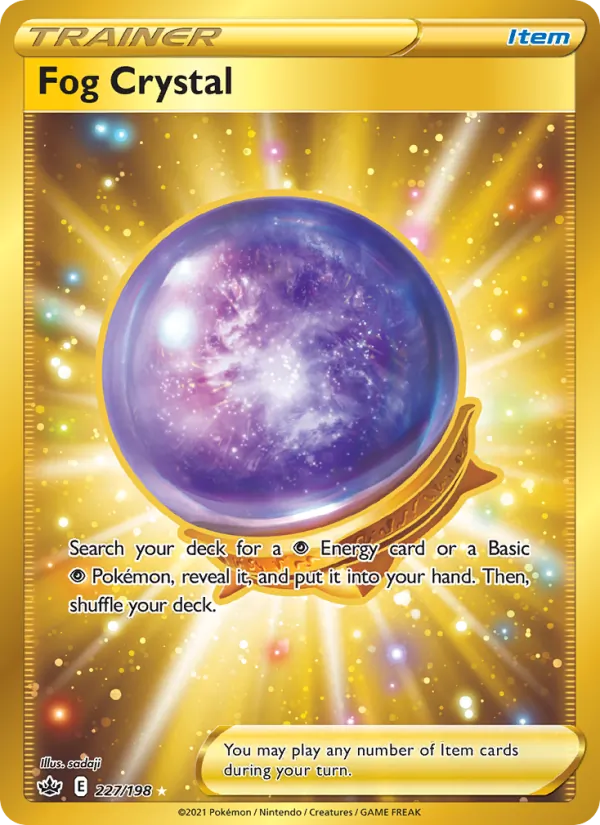 Fog Crystal Holo 227/198 Chilling Reign Pokémon Card