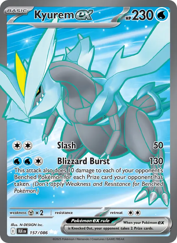 Kyurem ex (BLK) 157