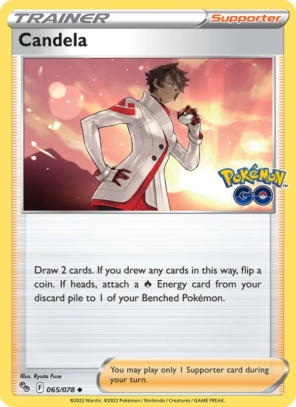 Candela Reverse Holo 065/78 Pokémon GO Pokémon Card