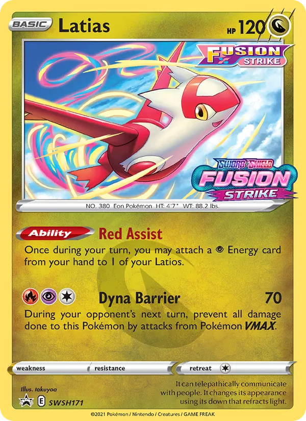 Latias Holo WH171/307 SWSH Black Star Promos Pokémon Card