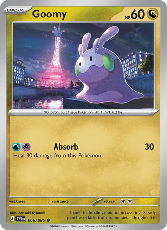 Goomy Normal 066/86 Chaos Rising Pokémon Card