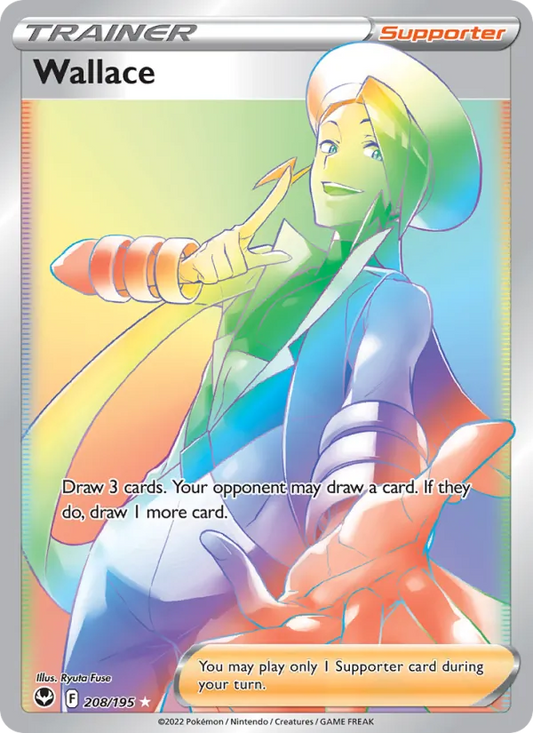 Wallace Holo 208/195 Silver Tempest Pokémon Card