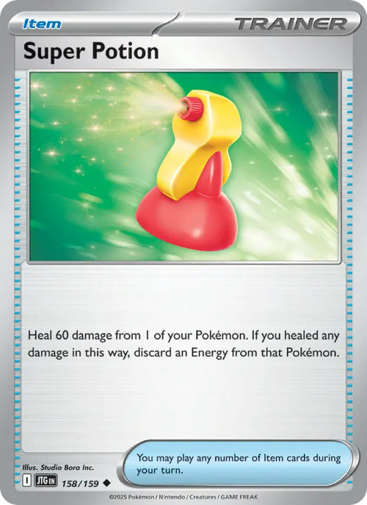 Super Potion Reverse Holo 158/159 Journey Together Pokémon Card