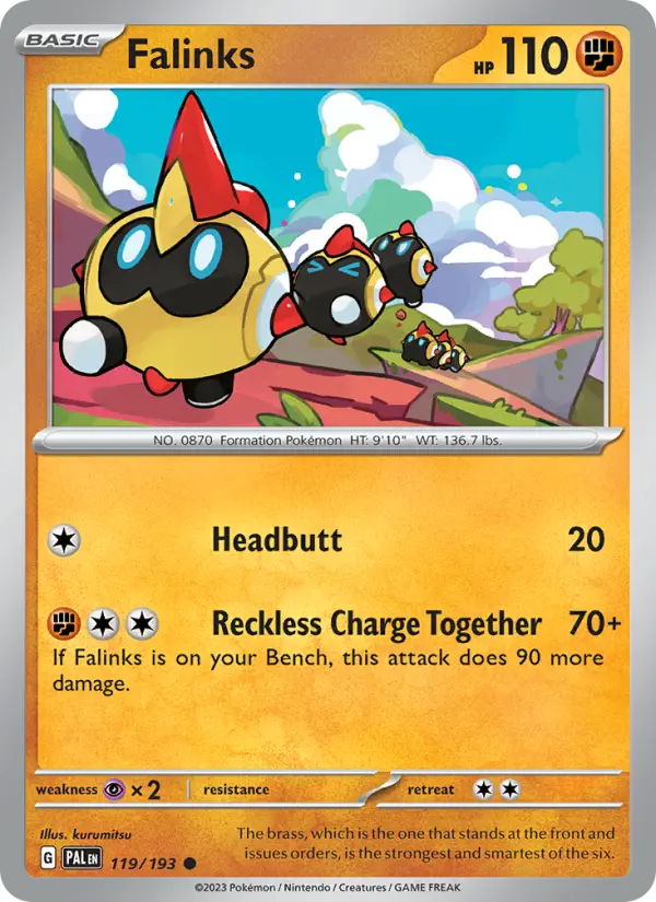 Falinks Non-Foil 119/193 Paldea Evolved Pokémon Card