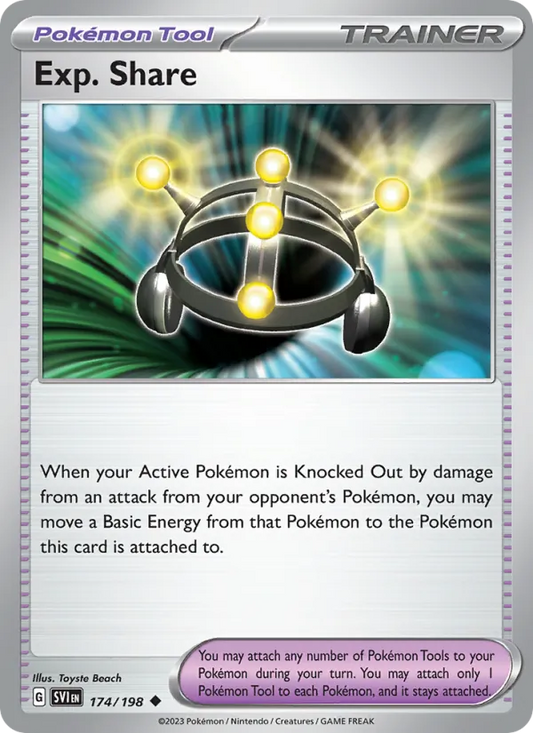 Exp. Share Non-Holo 174/198 Scarlet & Violet Pokémon Card