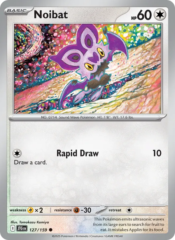 Noibat Normal 127/159 Journey Together Pokémon Card