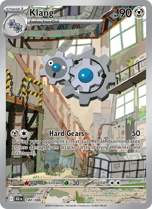 Klang Holo 140/86 Black Bolt Pokémon Card