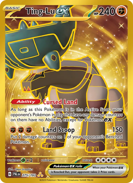 Ting-Lu ex Holo 275/193 Paldea Evolved Pokémon Card