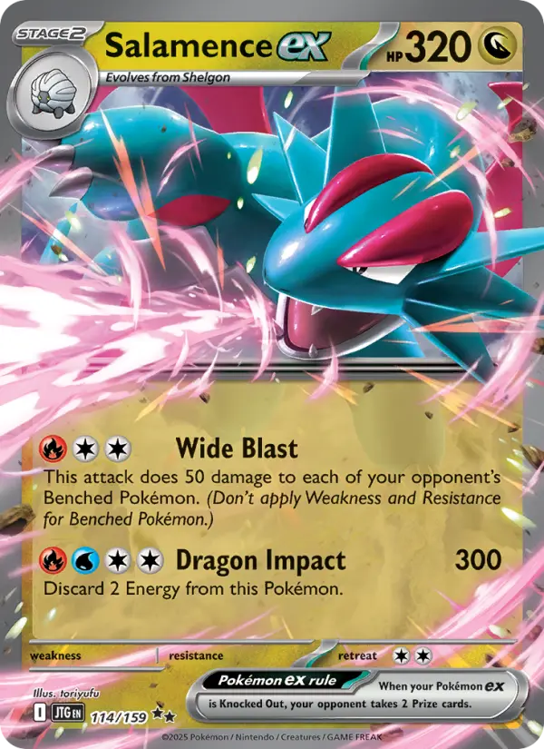 Salamence ex (JTG) 114