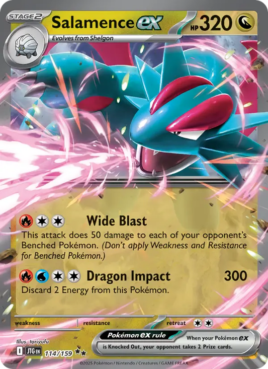 Salamence ex (JTG) 114