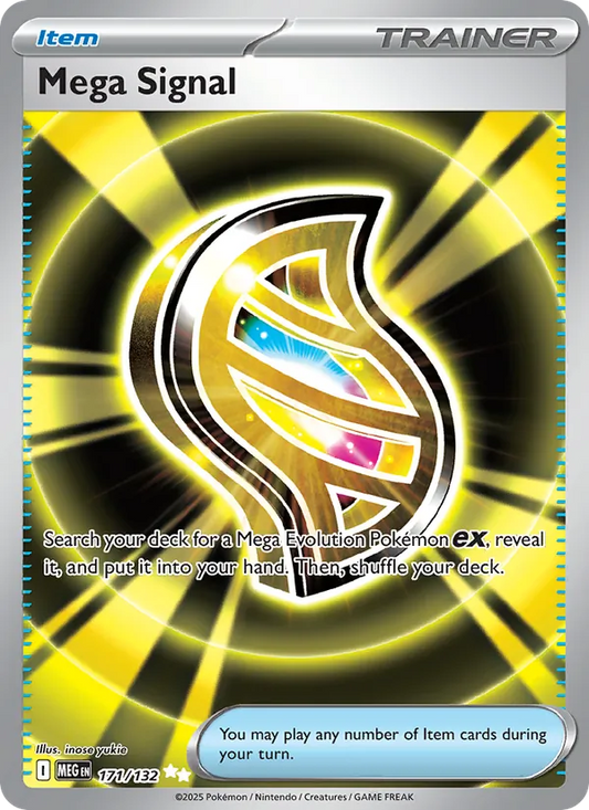 Mega Signal Holo 171/132 Mega Evolution Pokémon Card