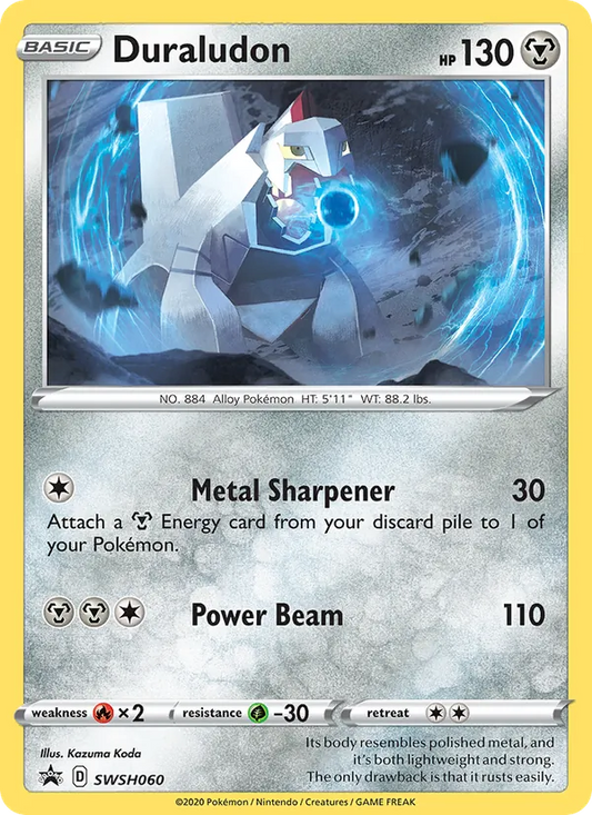 Duraludon Holo WH060/307 SWSH Black Star Promos Pokémon Card