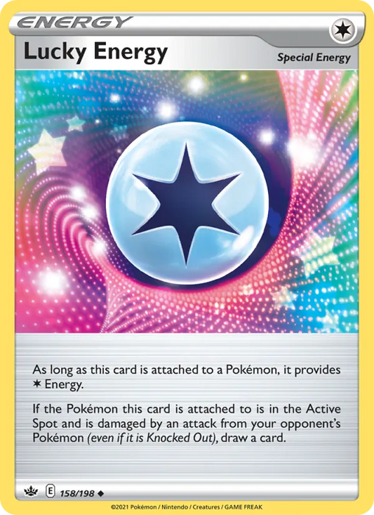Lucky Energy Normal 158/198 Chilling Reign Pokémon Card