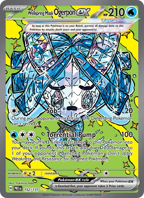 Wellspring Mask Ogerpon ex (PRE) 152