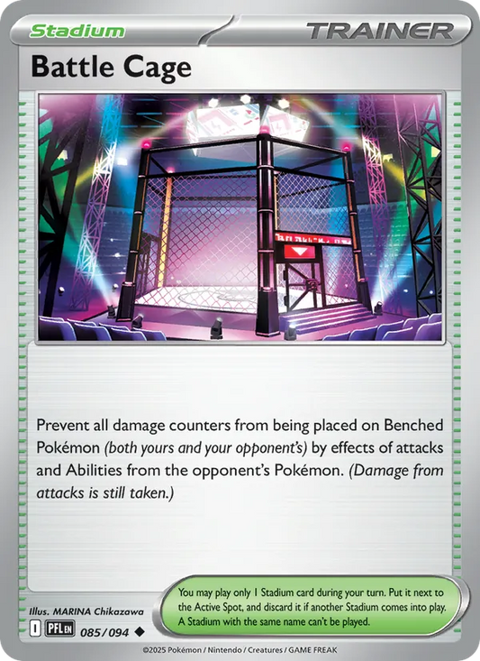 Battle Cage Non-Holo 085/94 Phantasmal Flames Pokémon Card