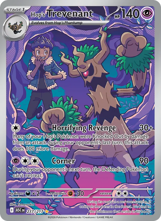 Hop's Trevenant Holo 237/217 Ascended Heroes Pokémon Card