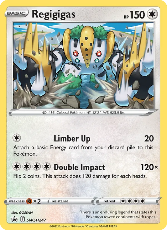 Regigigas Holo WH247/307 SWSH Black Star Promos Pokémon Card